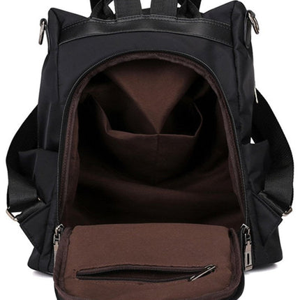 Mochila elegante para mujer, impermeable y antirrobo.