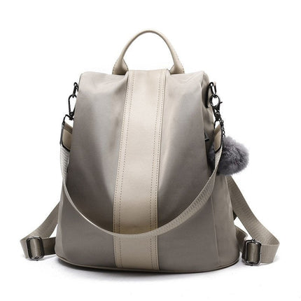 Mochila elegante para mujer, impermeable y antirrobo.