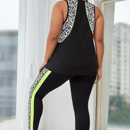 Conjunto deportivo estampado Miranda para mujer. Talla grande. 