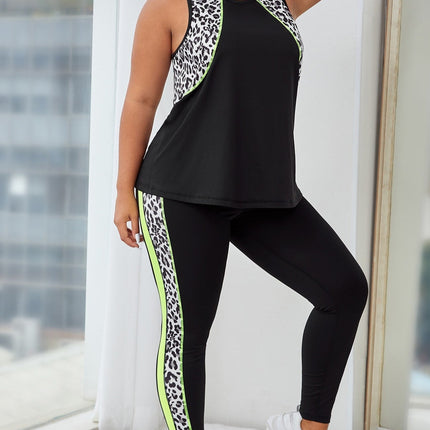 Conjunto deportivo estampado Miranda para mujer. Talla grande. 