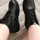 Bota de tractor negra