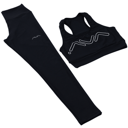 Conjunto de fitness Alice Black 
