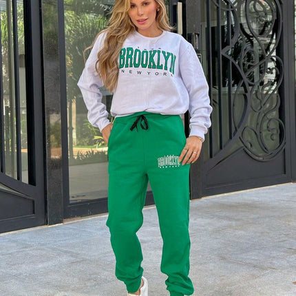 Conjunto de sudadera de franela Brooklyn