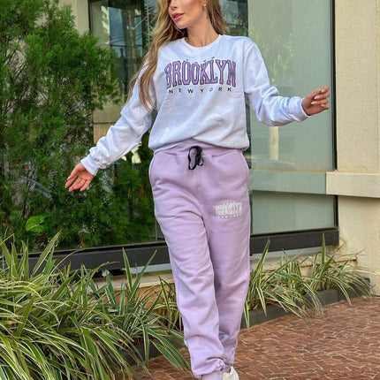 Conjunto de sudadera de franela Brooklyn