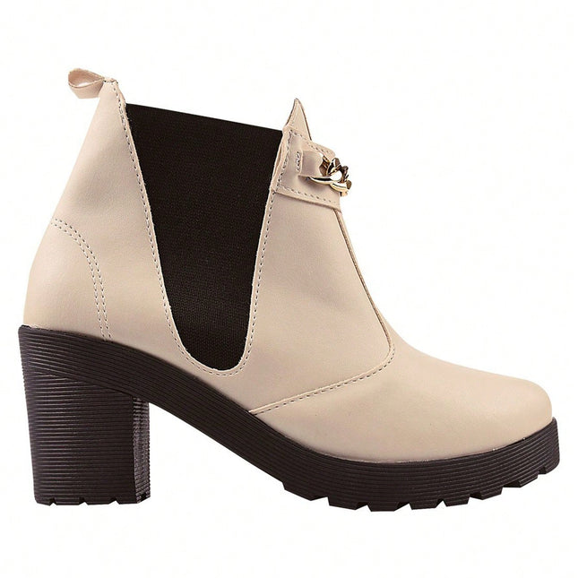 Bota corta con cadena