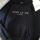 Sudadera con capucha Cest La Vie Paris