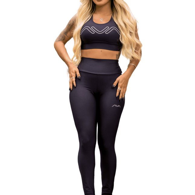 Conjunto de fitness Alice Black 