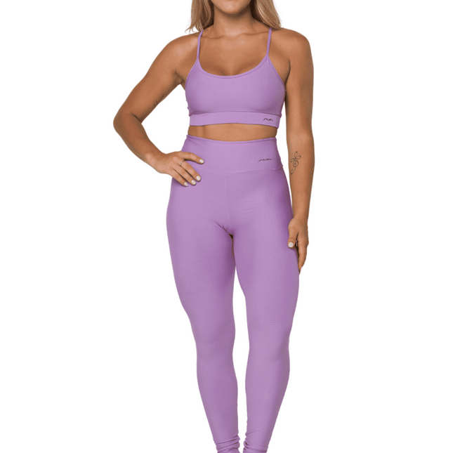 Conjunto de fitness morado Josi