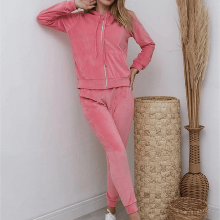 Conjunto de chándal de terciopelo