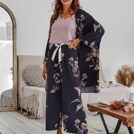 Conjunto de pijama de 3 piezas para mujer Cora