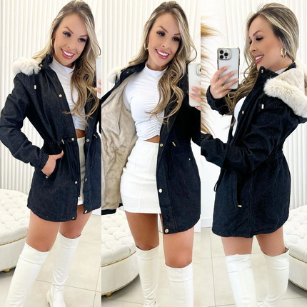 Chaqueta parka vaquera Fiorella 