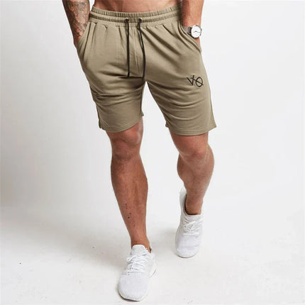 Pantalones cortos deportivos bordados para hombre
