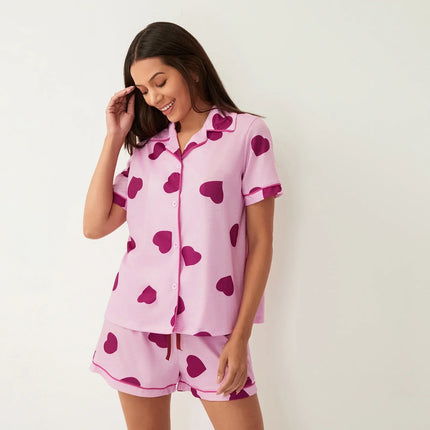 Pijama corto para mujer Valentine Americano