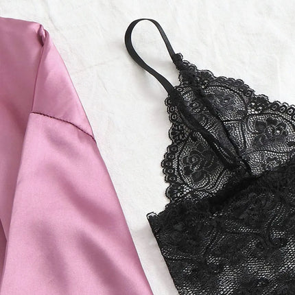 Conjunto de pijama de 4 piezas para mujer Artemis