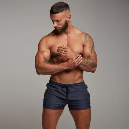 Pantalones cortos deportivos para hombre para gimnasio - Secado rápido