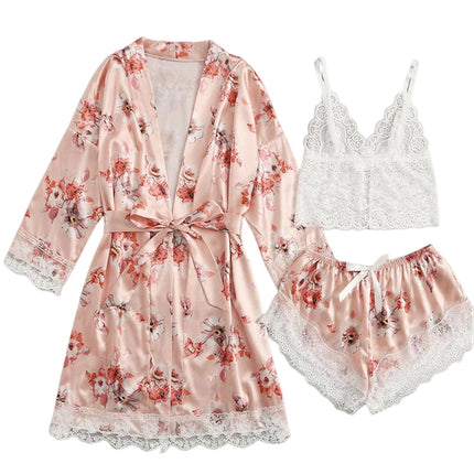 Conjunto de pijama de 3 piezas para mujer Sasha