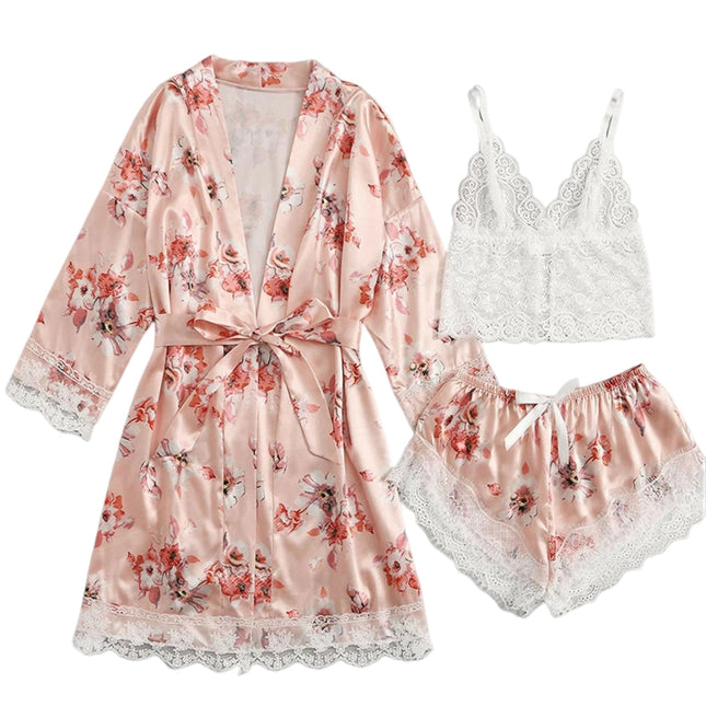 Conjunto de pijama de 3 piezas para mujer Sasha