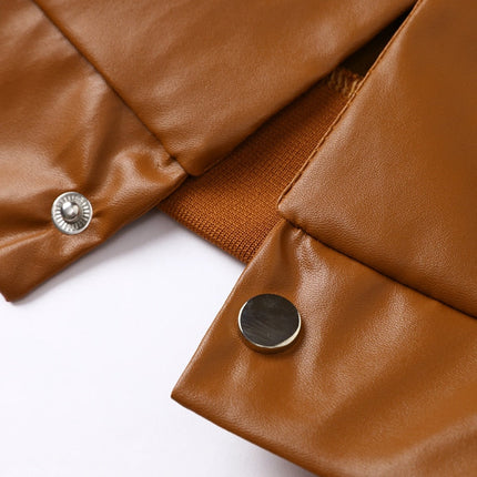 Chaqueta de piel sintética para mujer Key B