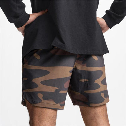 Pantalones cortos deportivos para hombre para el gimnasio