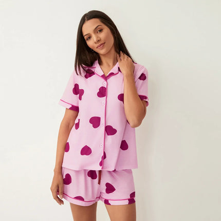 Pijama corto para mujer Valentine Americano