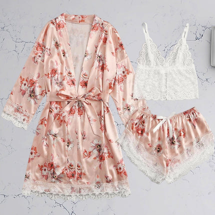 Conjunto de pijama de 3 piezas para mujer Sasha