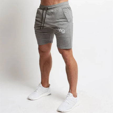 Pantalones cortos deportivos bordados para hombre