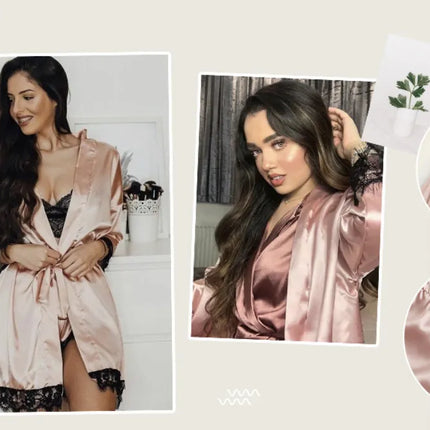 Conjunto de pijama de 4 piezas para mujer Artemis