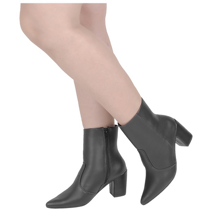 Botín de mujer con punta puntiaguda