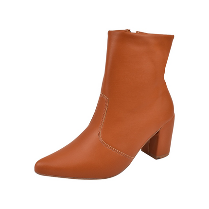 Botín de mujer con punta puntiaguda