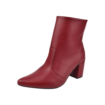 Botín de mujer con punta puntiaguda