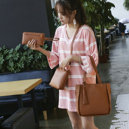 Conjunto de bolsos de mujer Brun (4 piezas) 