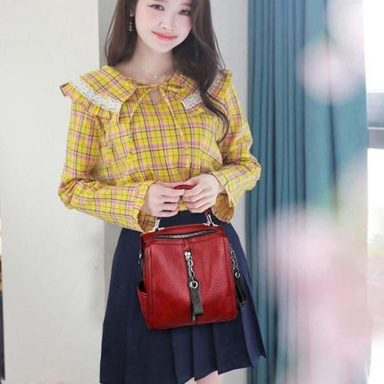 Mini mochila multifuncional para mujer 