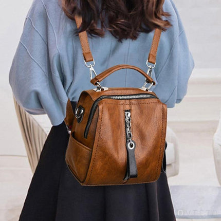 Mini mochila multifuncional para mujer 